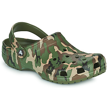 Topánky Muž Nazuvky Crocs CLASSIC PRINTED CAMO CLOG Kaki