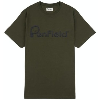 Oblečenie Muž Tričká s krátkym rukávom Penfield T-shirt  Bear Chest Zelená