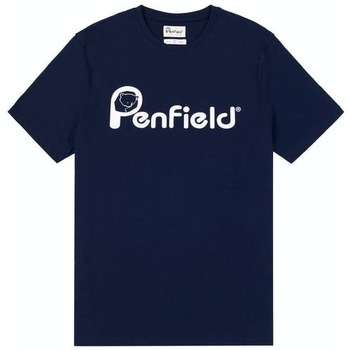 Oblečenie Muž Tričká s krátkym rukávom Penfield T-shirt  Bear Chest Modrá