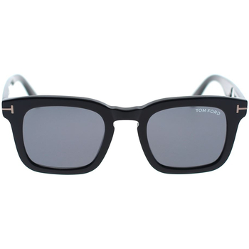 Hodinky & Bižutéria Slnečné okuliare Tom Ford Occhiali da Sole  FT0751S Dax 01A Čierna