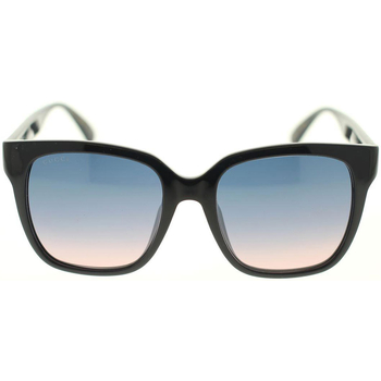 Hodinky & Bižutéria Slnečné okuliare Gucci Occhiali da Sole  GG0715SA 002 Čierna