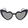 Hodinky & Bižutéria Žena Slnečné okuliare Yves Saint Laurent Occhiali da Sole Saint Laurent New Wave SL 181 LouLou 001 Čierna
