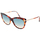 Hodinky & Bižutéria Slnečné okuliare Tom Ford Occhiali da Sole  Kira FT0821 55P Hnedá