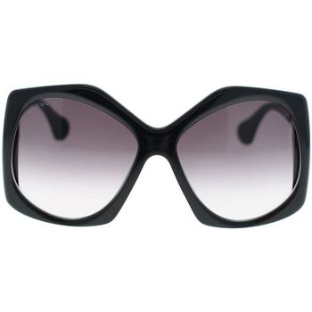 Hodinky & Bižutéria Žena Slnečné okuliare Gucci Occhiali da Sole  GG0875S 001 Čierna