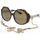 Hodinky & Bižutéria Slnečné okuliare Versace Occhiali da Sole  VE4395 534673 Hnedá