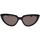 Hodinky & Bižutéria Žena Slnečné okuliare Balenciaga Occhiali da Sole  BB0182S 001 Black Grey Čierna