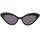 Hodinky & Bižutéria Žena Slnečné okuliare Gucci Occhiali da Sole GG0978S 004 Black Gold Grey Čierna