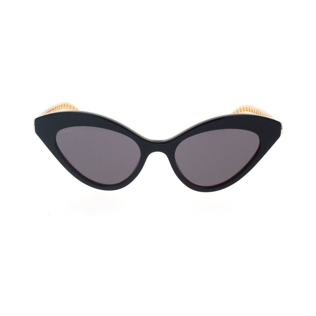 Hodinky & Bižutéria Žena Slnečné okuliare Gucci Occhiali da Sole GG0978S 004 Black Gold Grey Čierna