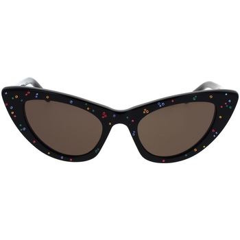 Hodinky & Bižutéria Slnečné okuliare Yves Saint Laurent Occhiali da Sole Saint Laurent New Wave SL 213 Lily 015 Čierna