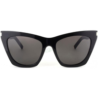 Hodinky & Bižutéria Slnečné okuliare Yves Saint Laurent Occhiali da Sole Saint Laurent New Wave SL 214 Kate 001 Čierna