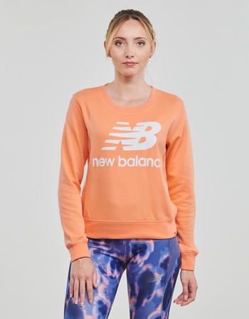 Oblečenie Žena Mikiny New Balance ESSENTIALS CREW Oranžová
