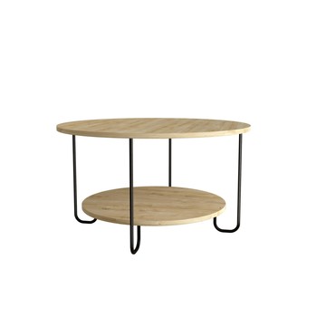 Domov Konferenčné stolíky Decortie Coffee Table - Corro Coffee Table - Oak Dubové drevo