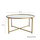 Domov Konferenčné stolíky Decortie Coffee Table - Gold Sun S404 Zlatá
