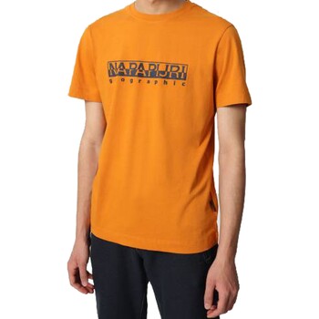 Oblečenie Muž Tričká s krátkym rukávom Napapijri 178246 Oranžová