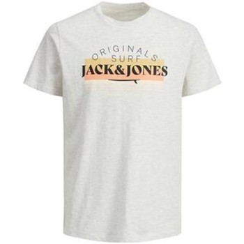 Oblečenie Chlapec Tričká s krátkym rukávom Jack & Jones CAMISETA NIO JACK & JONES 12189071 Biela