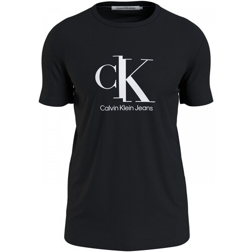 Oblečenie Muž Tričká s krátkym rukávom Calvin Klein Jeans J30J319713 Čierna