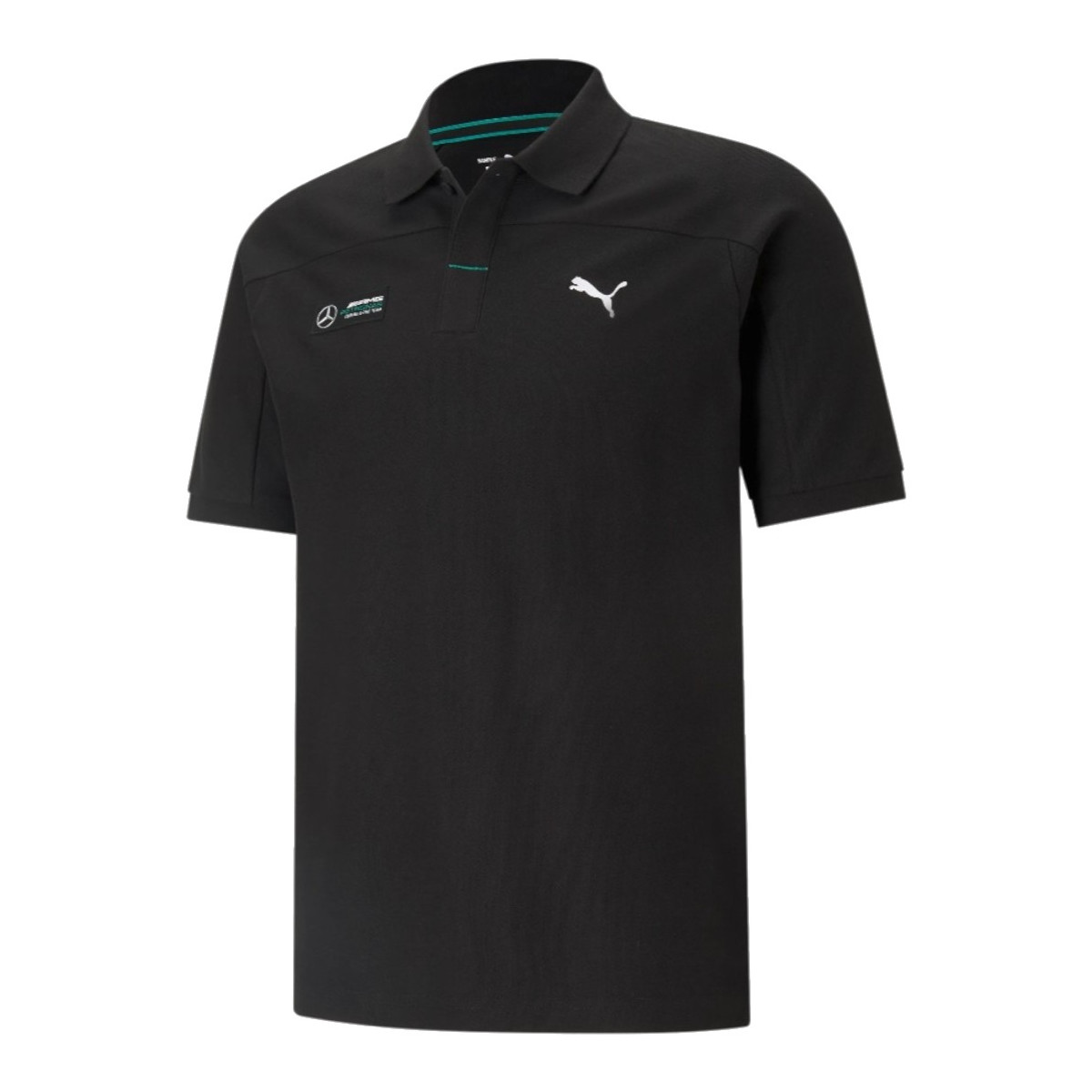 Oblečenie Muž Polokošele s krátkym rukávom Puma Mercedes F1 Polo Čierna