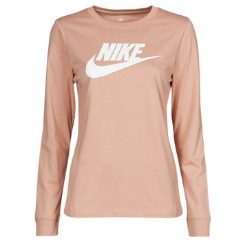 Oblečenie Žena Tričká s dlhým rukávom Nike Long-Sleeve T-Shirt Ružová / Whisper / Biela