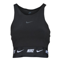 Oblečenie Žena Tielka a tričká bez rukávov Nike CROP TAPE TOP Čierna