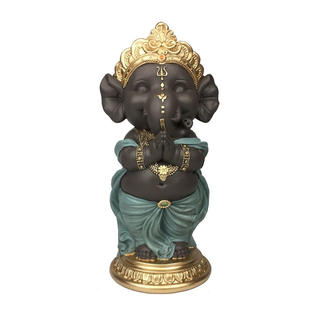 Domov Sochy Signes Grimalt Obrázok Ganesha. Modrá