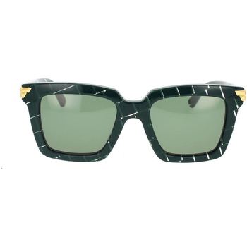 Hodinky & Bižutéria Deti Slnečné okuliare Bottega Veneta Occhiali da Sole  BV1005S 008 Green Zelená
