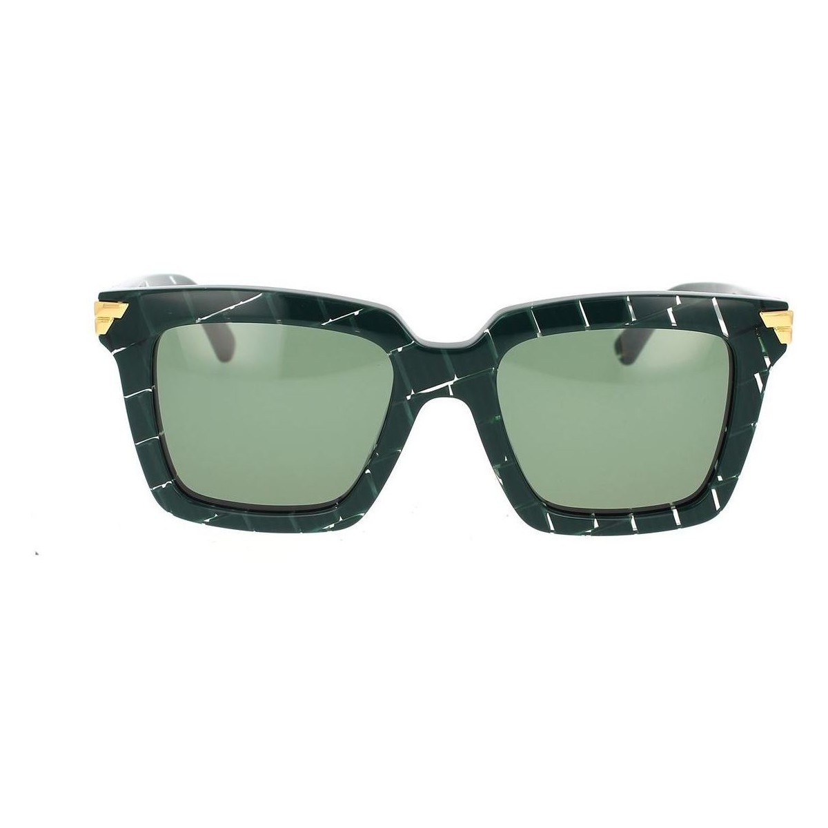 Hodinky & Bižutéria Žena Slnečné okuliare Bottega Veneta Occhiali da Sole  BV1005S 008 Green Kaki