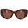 Hodinky & Bižutéria Žena Slnečné okuliare Balenciaga Occhiali da Sole  BB0070S 007 Hnedá