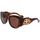 Hodinky & Bižutéria Žena Slnečné okuliare Balenciaga Occhiali da Sole  BB0070S 007 Hnedá