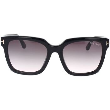 Hodinky & Bižutéria Slnečné okuliare Tom Ford Occhiali da Sole  FT0952 Selby 01B Čierna