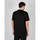 Oblečenie Muž Tričká s krátkym rukávom Les Hommes LKT152 703 | Oversized Fit Mercerized Cotton T-Shirt Čierna