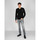 Oblečenie Muž Svetre Les Hommes LKK103-606U | Fit Jumper In Fine Gage Pocket With Zip Čierna