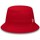 Textilné doplnky Čiapky New-Era Essential Bucket Hat Červená