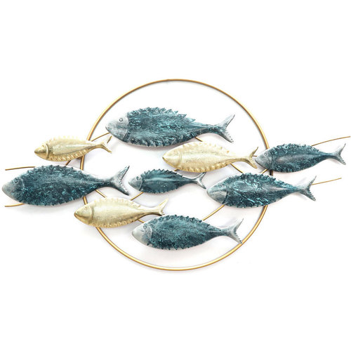 Domov Sochy Signes Grimalt Ornament Wall Fish Modrá