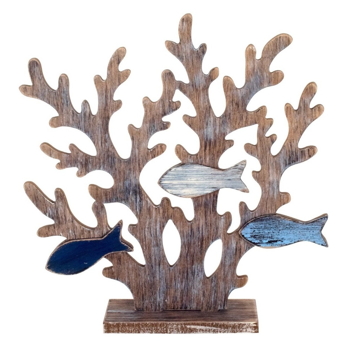 Domov Sochy Signes Grimalt Coral Ornament S Rybami Modrá
