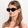 Hodinky & Bižutéria Žena Slnečné okuliare Chiara Ferragni Occhiali da Sole  CF7004/S QR0 Glitter Ružová