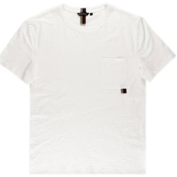 Oblečenie Muž Tričká s krátkym rukávom Antony Morato Tshirt Męski Regular Fit Cream Biela