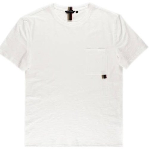 Oblečenie Muž Tričká s krátkym rukávom Antony Morato Tshirt Męski Regular Fit Cream Biela