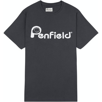 Oblečenie Muž Tričká s krátkym rukávom Penfield T-shirt  Bear Chest Print Šedá