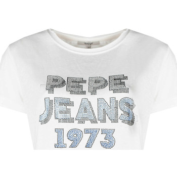 Oblečenie Žena Tričká s krátkym rukávom Pepe jeans PL504817 | Bibiana Biela
