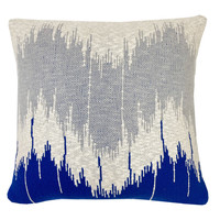 Domov Vankúše Malagoon Wave knitted cushion blue (NEW) Modrá