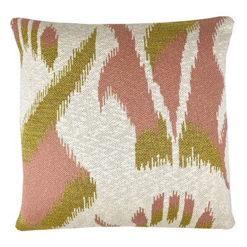 Domov Vankúše Malagoon Ikat knitted cushion lurex pink (NEW) Ružová
