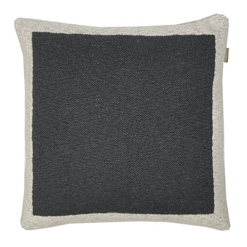 Domov Vankúše Malagoon Solid knitted poster cushion black Čierna