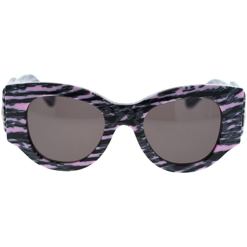 Hodinky & Bižutéria Žena Slnečné okuliare Balenciaga Occhiali da Sole  BB0070S 004 Ružová
