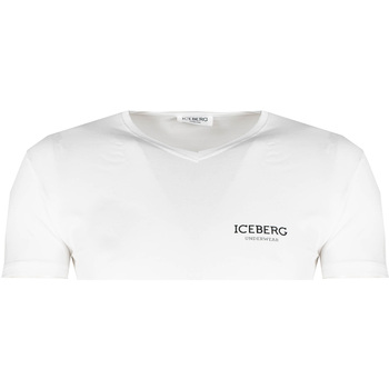 Oblečenie Muž Tričká s krátkym rukávom Iceberg ICE1UTS02 Biela