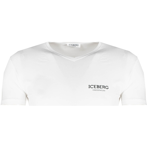 Oblečenie Muž Tričká s krátkym rukávom Iceberg ICE1UTS02 Biela