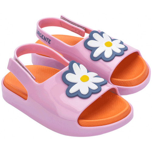 Topánky Deti Sandále Melissa MINI  Cloud Slide + Fábula B - Pink Orange Ružová