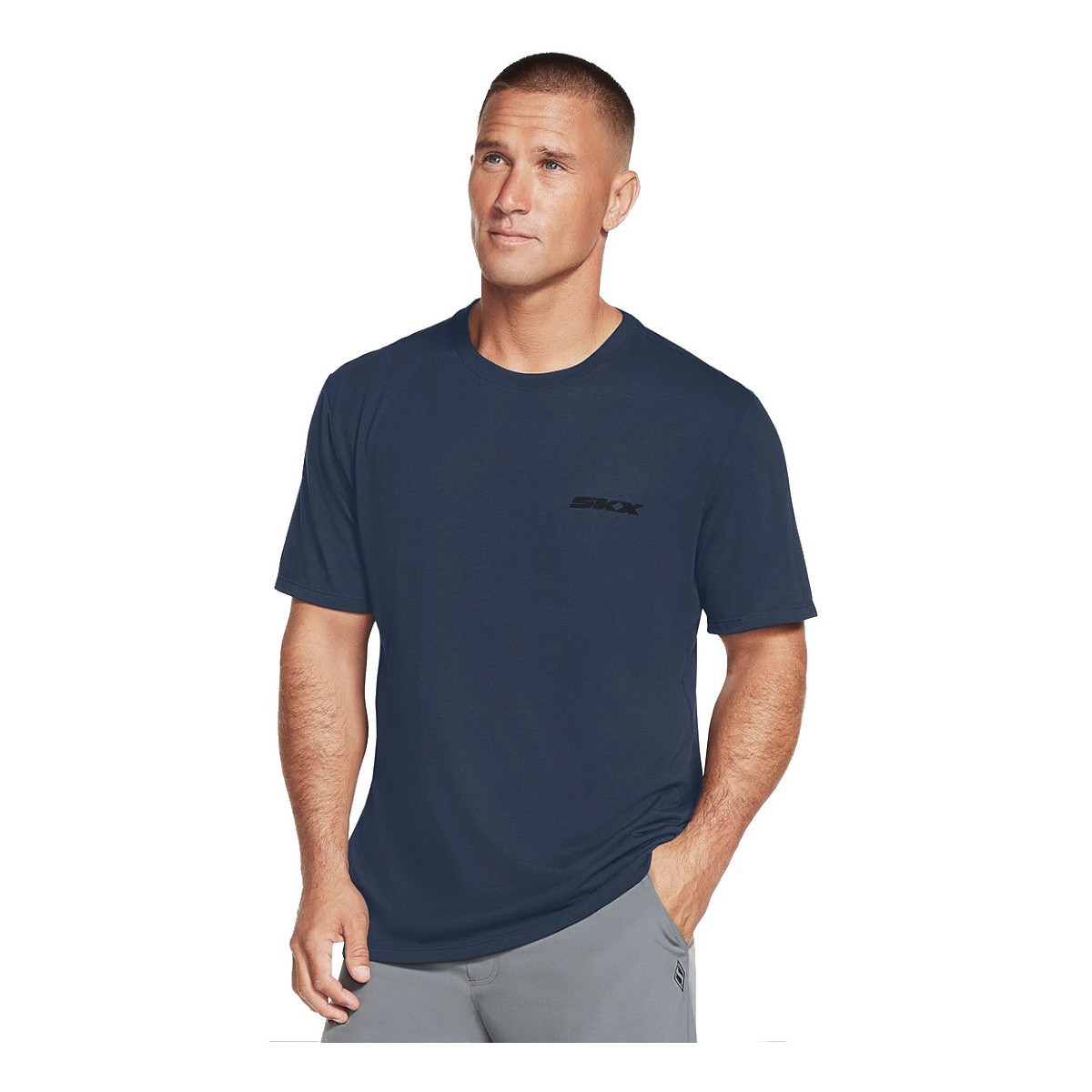 Oblečenie Muž Tričká s krátkym rukávom Skechers Dri-Release SKX Tee Modrá