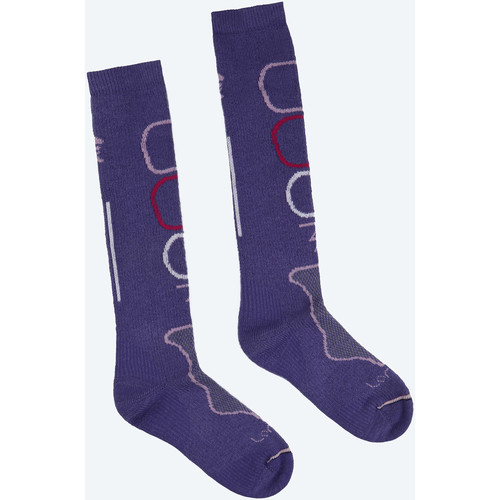 Spodná bielizeň Žena Ponožky Lorpen Stmw 1158 Tri Layer Socks Deep Purple Fialová 