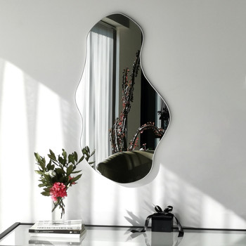 Domov Zrkadlá Decortie Small Ayna 40x70 cm Biela