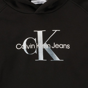 Calvin Klein Jeans GRADIENT MONOGRAM HOODIE Čierna